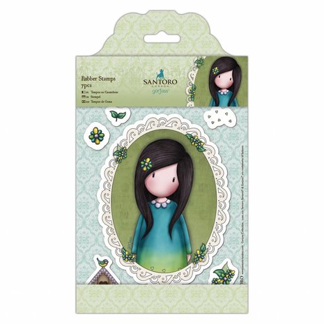 Gorjuss Birds Of A Feather Rubber Stamp (7pcs) (GOR 907217)