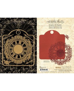 Graphic 45 Square Tag & Clock Dies (4501686)