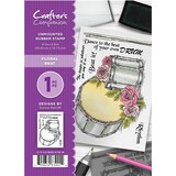 Crafter's Companion Floral Beat Unmounted Rubber Stamp Set (CC-ST-FLB)