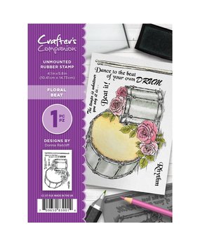 Crafter's Companion Floral Beat Unmounted Rubber Stamp Set (CC-ST-FLB)