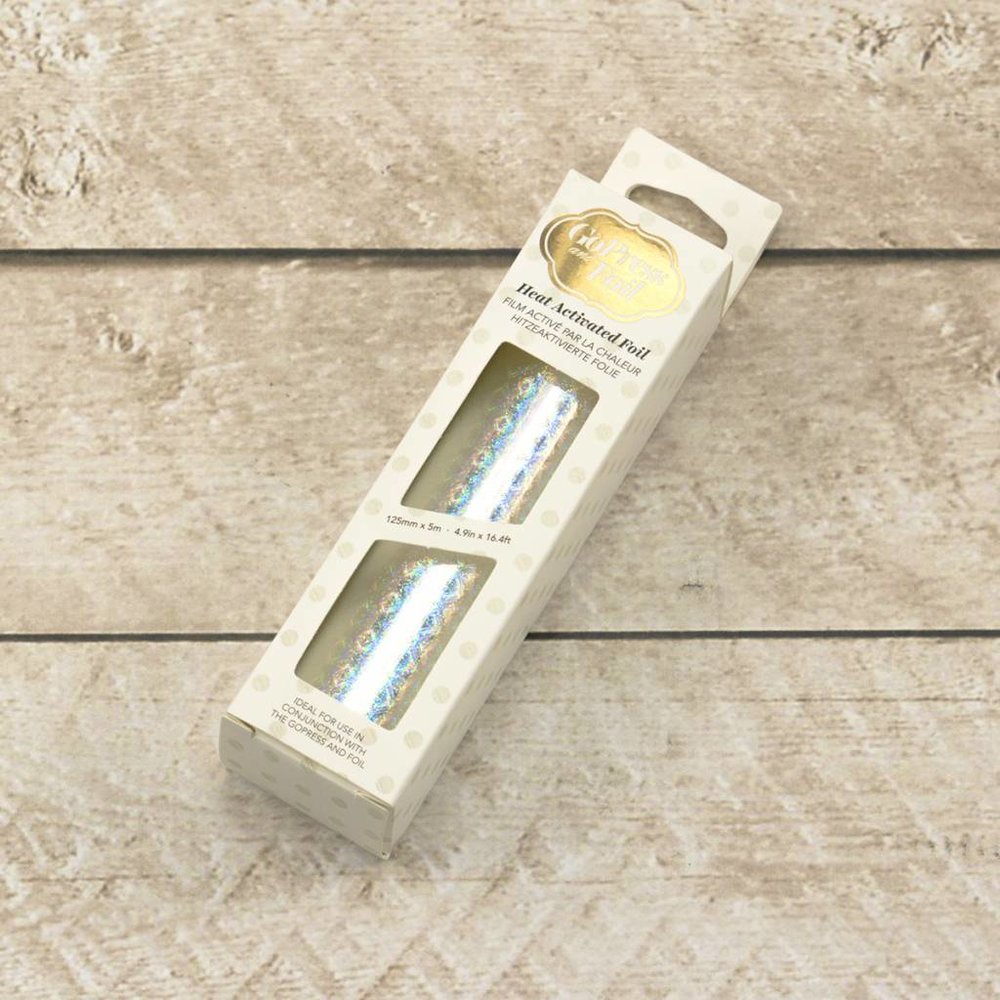 Couture Creations Heat Activated Foil Silver Irridescent Diamond Finish (CO726040) Couture Creations Heat Activated Foil Silver Irridescent Diamond Finish (CO726040)