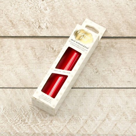 Couture Creations Heat Activated Foil Red Pastel Matte Finish (CO726052)