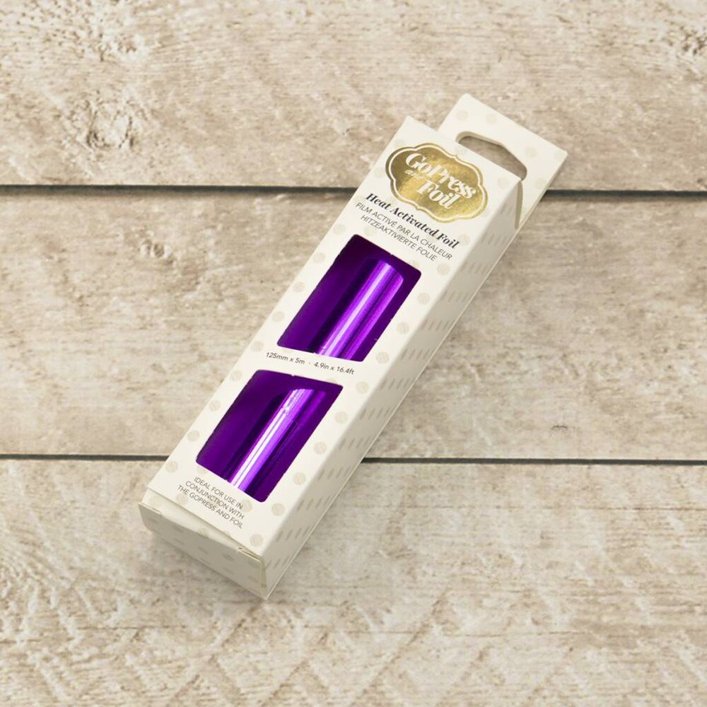 Couture Creations Heat Activated Foil Deep Purple Mirror Finish (CO726053) Couture Creations Heat Activated Foil Deep Purple Mirror Finish (CO726053)