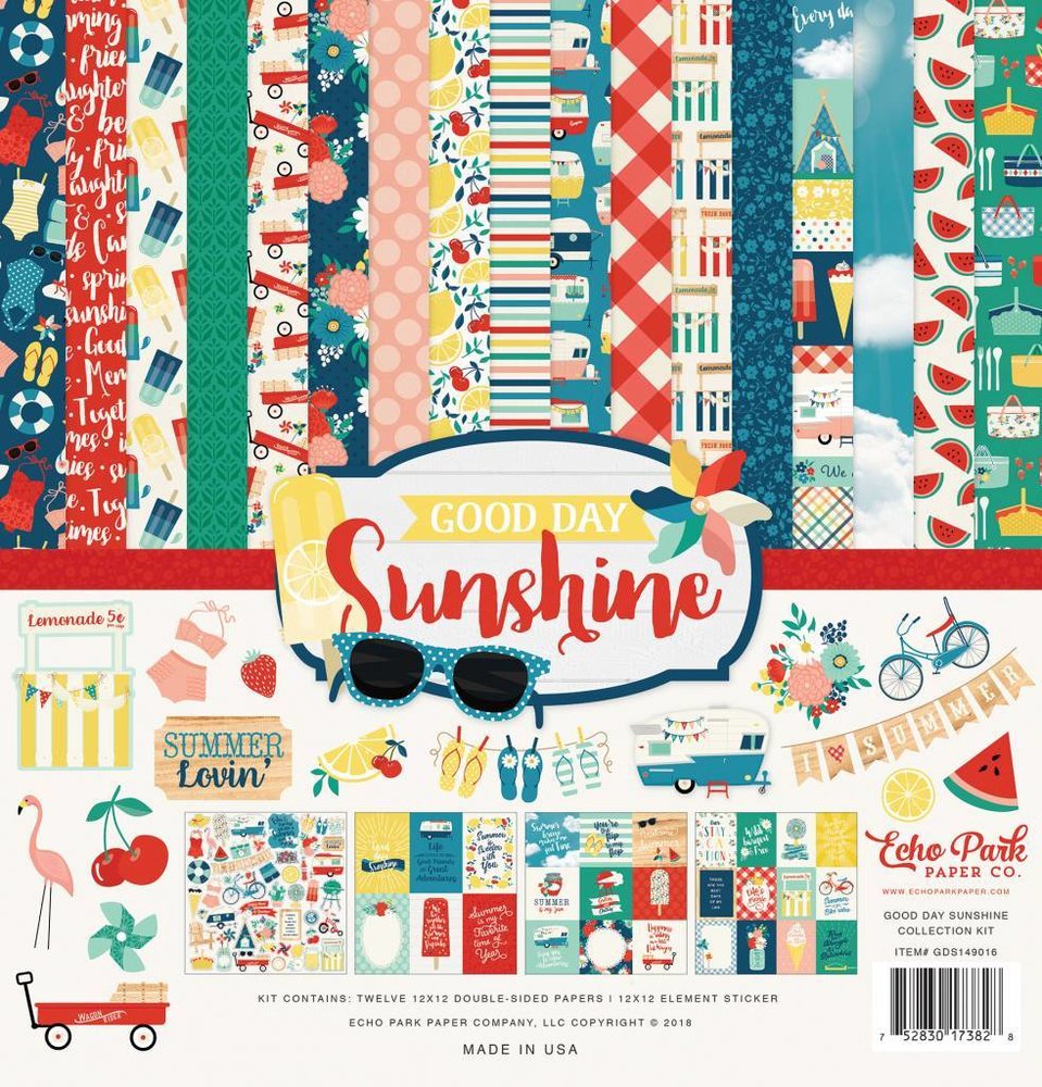 Echo Park Good Day Sunshine 12x12 Inch Collection Kit (GDS149016) Echo Park Good Day Sunshine 12x12 Inch Collection Kit (GDS149016)