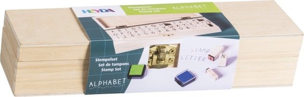 Heyda Alfabet Stempel Set In Houten Kist (204888681) Heyda Alfabet Stempel Set In Houten Kist (204888681)