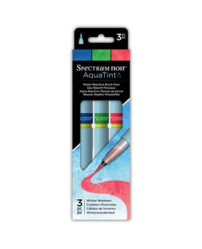 Spectrum Noir Aquatint Water-Reactive Brush Pens Winter Warmers (SPECN-AQTNT-WINT3) Spectrum Noir Aquatint Water-Reactive Brush Pens Winter Warmers (SPECN-AQTNT-WINT3)