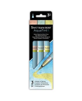 Spectrum Noir Aquatint Water-Reactive Brush Pens Shades Of Spring (SPECN-AQTNT-SPI3) Spectrum Noir Aquatint Water-Reactive Brush Pens Shades Of Spring (SPECN-AQTNT-SPI3)