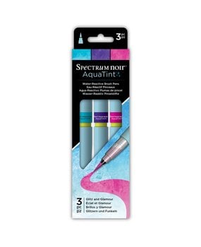 Spectrum Noir Aquatint Water-Reactive Brush Glitz And Glamour (SPECN-AQTNT-GLIT3) Spectrum Noir Aquatint Water-Reactive Brush Glitz And Glamour (SPECN-AQTNT-GLIT3)