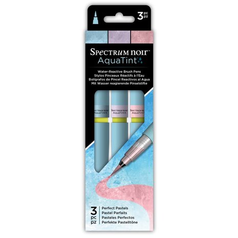 Spectrum Noir Aquatint Water-Reactive Brush Perfect Pastels (SPECN-AQTNT-PAST3) Spectrum Noir Aquatint Water-Reactive Brush Perfect Pastels (SPECN-AQTNT-PAST3)