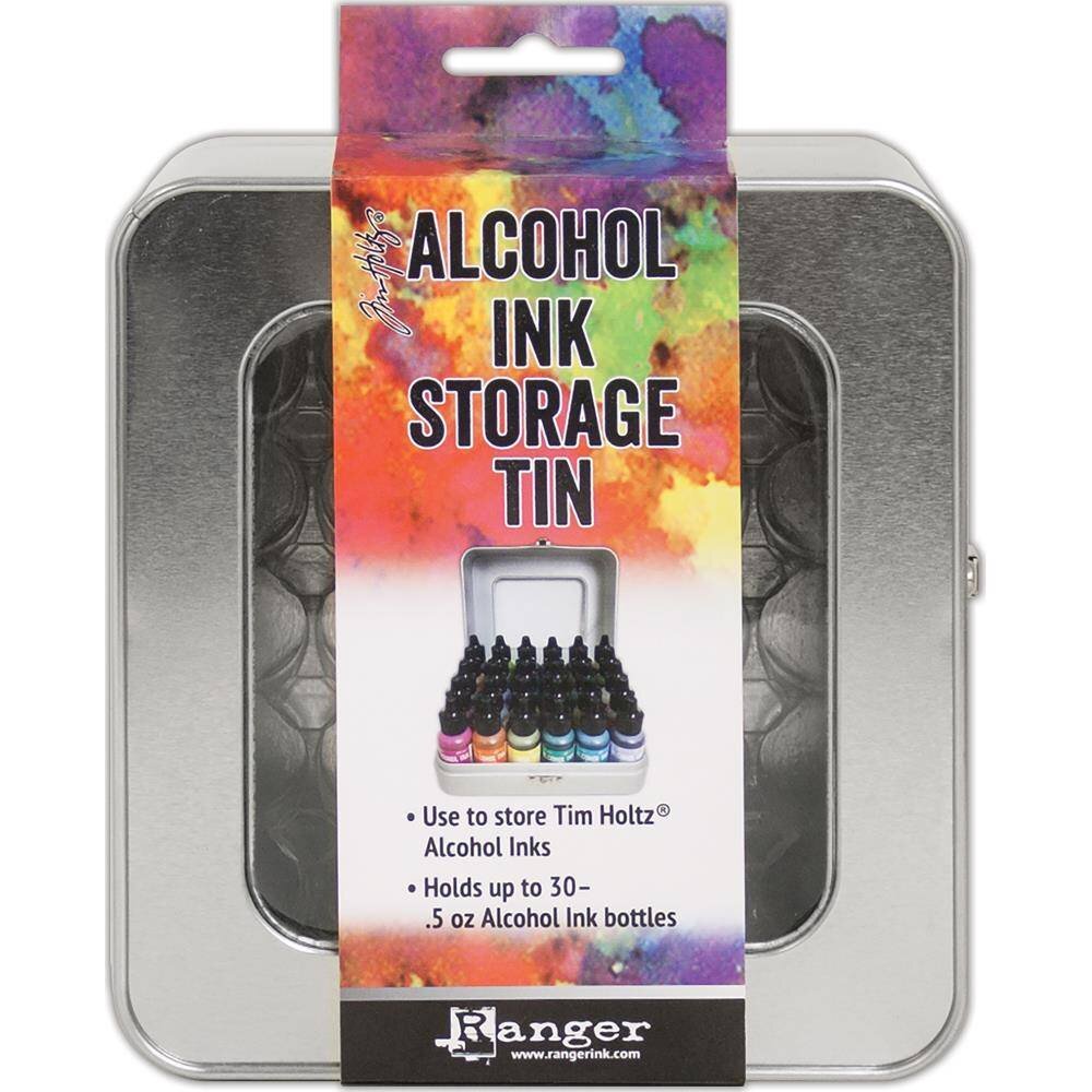 Ranger Tim Holtz Alcohol Ink Storage Tin (AC58618) Ranger Tim Holtz Alcohol Ink Storage Tin (AC58618)