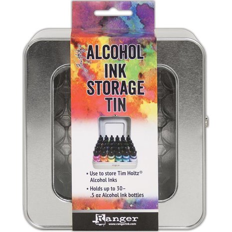 Ranger Tim Holtz Alcohol Ink Storage Tin (AC58618) Ranger Tim Holtz Alcohol Ink Storage Tin (AC58618)