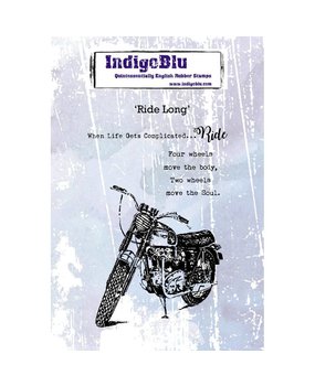 IndigoBlu Ride Long A6 Rubber Stamp (IND0395)