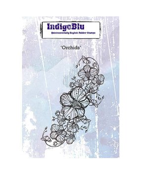 IndigoBlu Orchids A6 Rubber Stamp (IND0419) IndigoBlu Orchids A6 Rubber Stamp (IND0419)