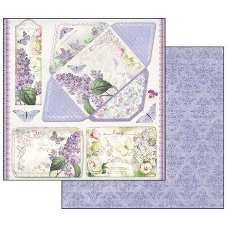 Stamperia Lilac 12x12 Inch Paper Pack (SBBL21) Stamperia Lilac 12x12 Inch Paper Pack (SBBL21)