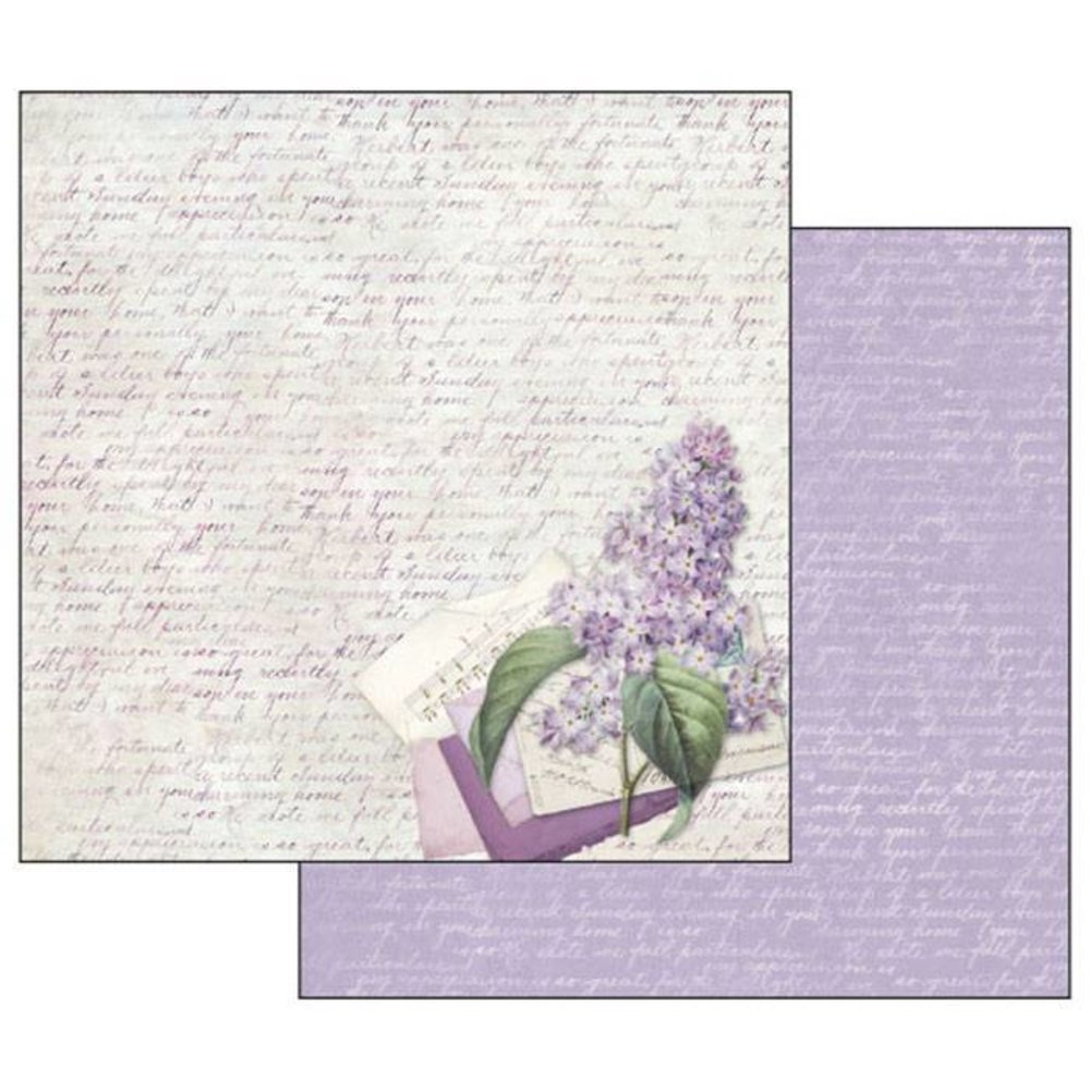 Stamperia Lilac 12x12 Inch Paper Pack (SBBL21) Stamperia Lilac 12x12 Inch Paper Pack (SBBL21)