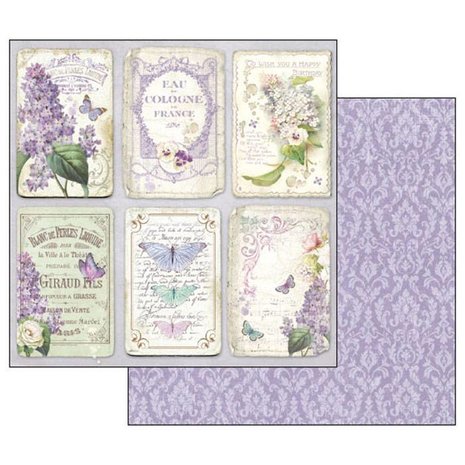 Stamperia Lilac 12x12 Inch Paper Pack (SBBL21) Stamperia Lilac 12x12 Inch Paper Pack (SBBL21)