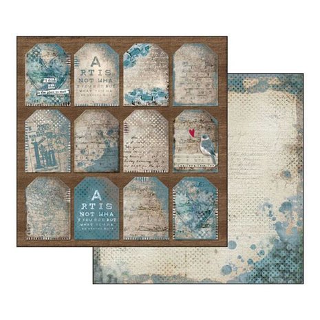 Stamperia Blues 12x12 Inch Paper Pack (SBBL26) Stamperia Blues 12x12 Inch Paper Pack (SBBL26)