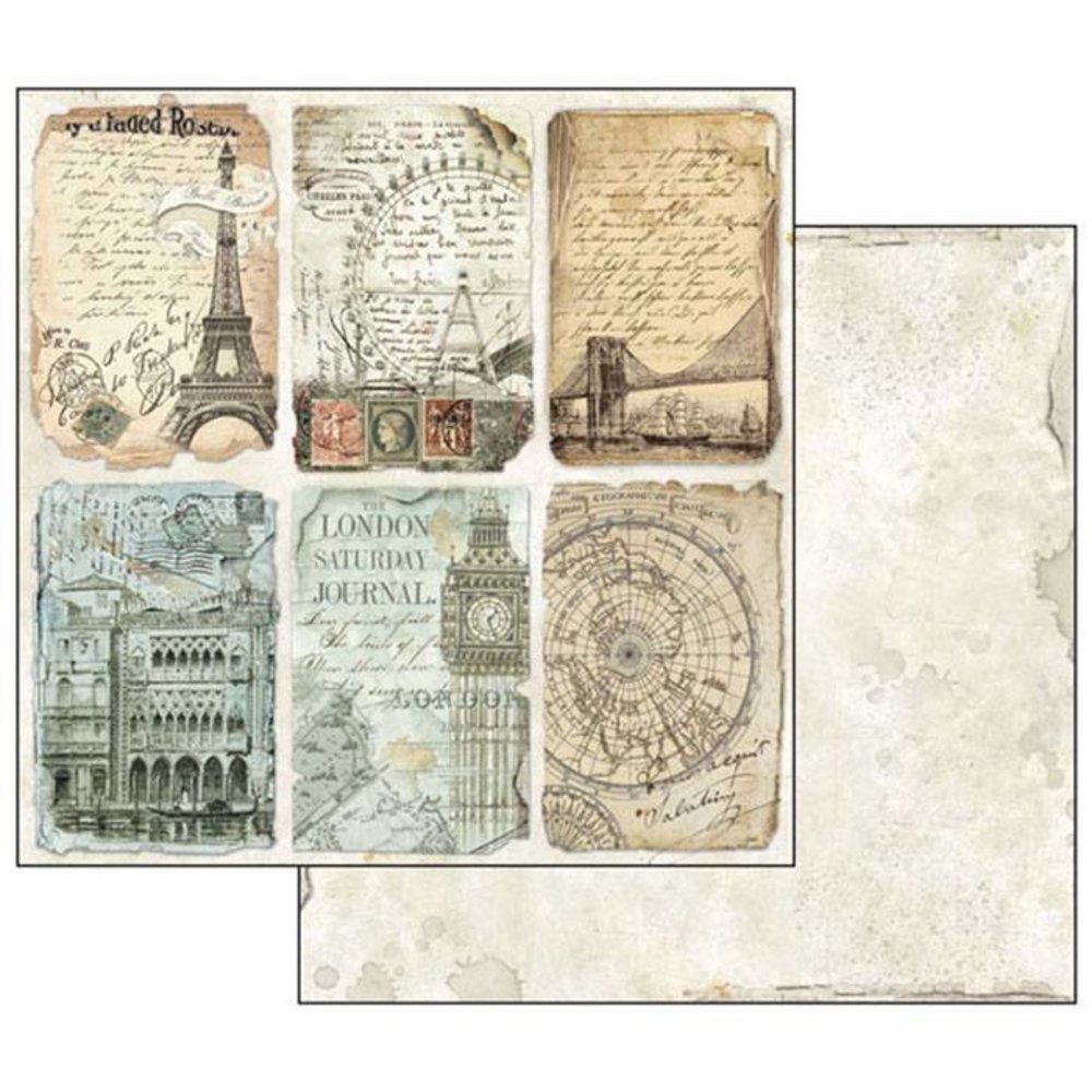 Stamperia Around the World 12x12 Inch Paper Pack (SBBL28) Stamperia Around the World 12x12 Inch Paper Pack (SBBL28)