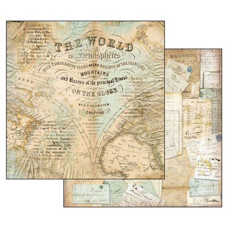 Stamperia Around the World 12x12 Inch Paper Pack (SBBL28) Stamperia Around the World 12x12 Inch Paper Pack (SBBL28)
