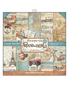 Stamperia Around the World 12x12 Inch Paper Pack (SBBL28) Stamperia Around the World 12x12 Inch Paper Pack (SBBL28)