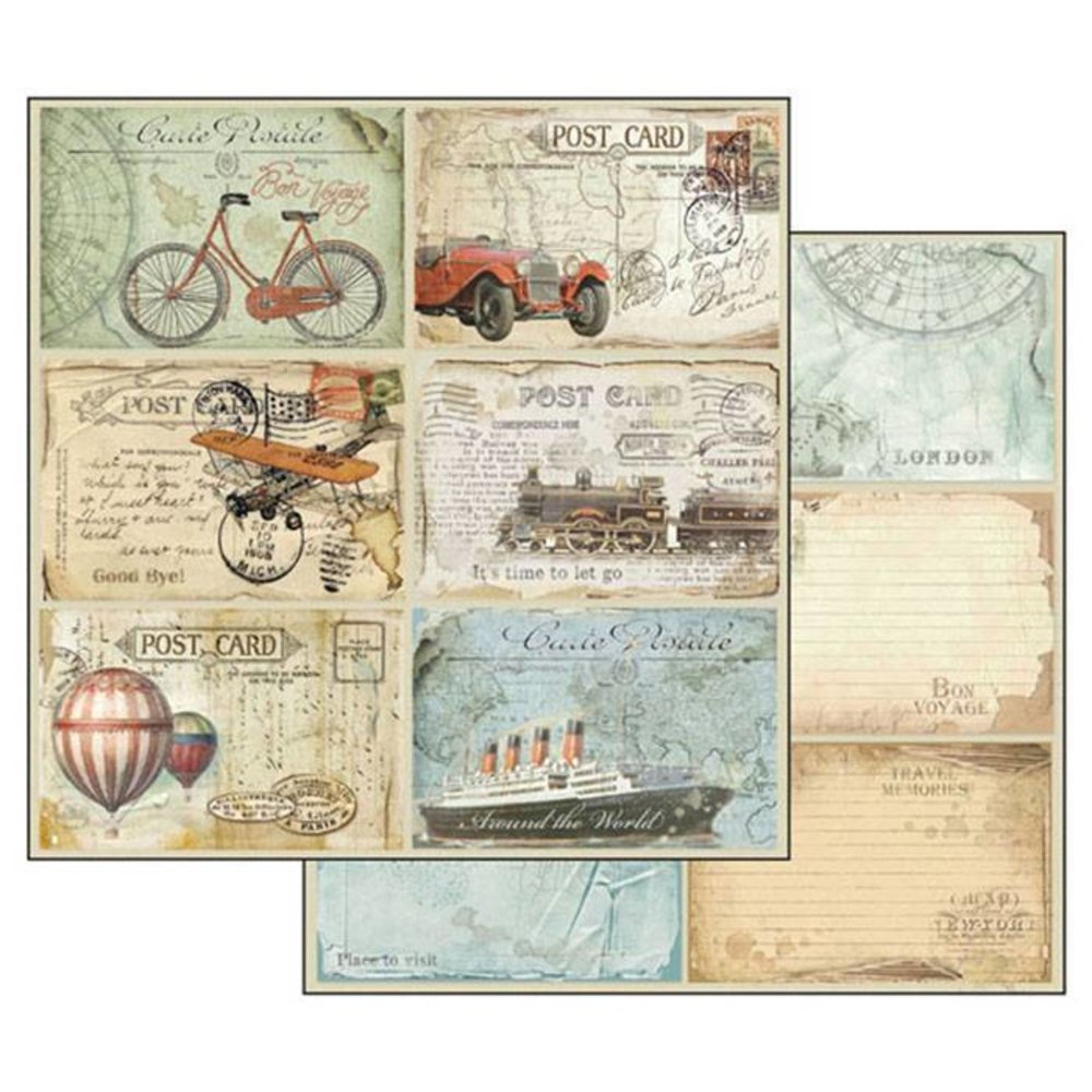 Stamperia Around the World 12x12 Inch Paper Pack (SBBL28) Stamperia Around the World 12x12 Inch Paper Pack (SBBL28)