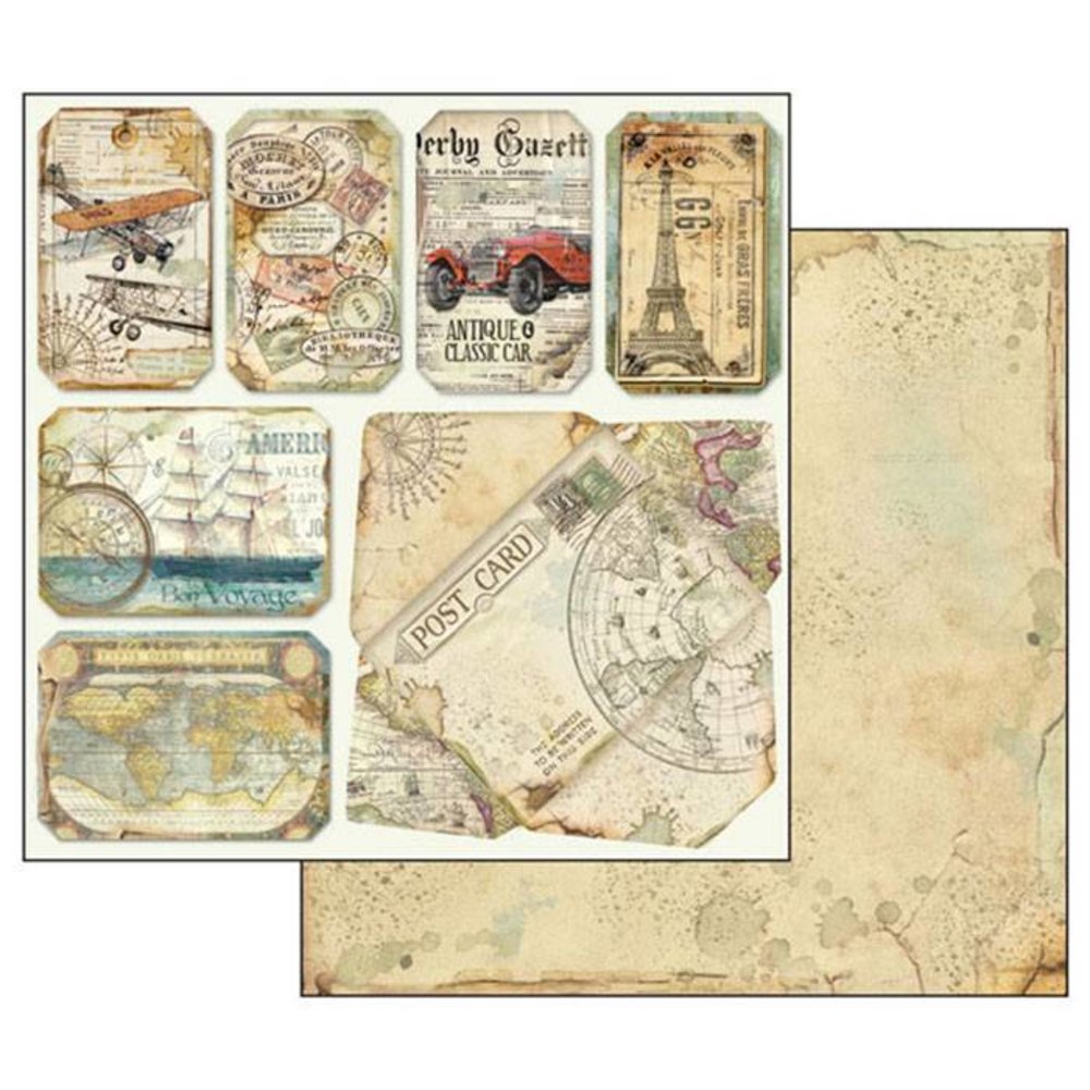 Stamperia Around the World 12x12 Inch Paper Pack (SBBL28) Stamperia Around the World 12x12 Inch Paper Pack (SBBL28)
