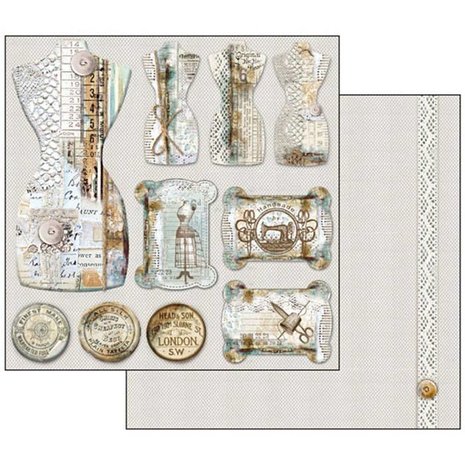 Stamperia Atelier 12x12 Inch Paper Pack (SBBL31)