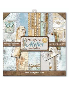 Stamperia Atelier 12x12 Inch Paper Pack (SBBL31)