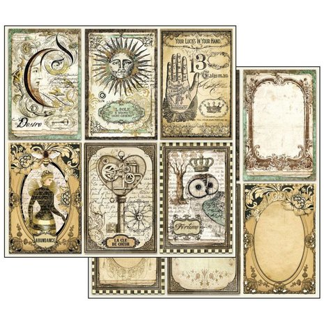 Stamperia Alchemy 12x12 Inch Paper Pack (SBBL34) Stamperia Alchemy 12x12 Inch Paper Pack (SBBL34)