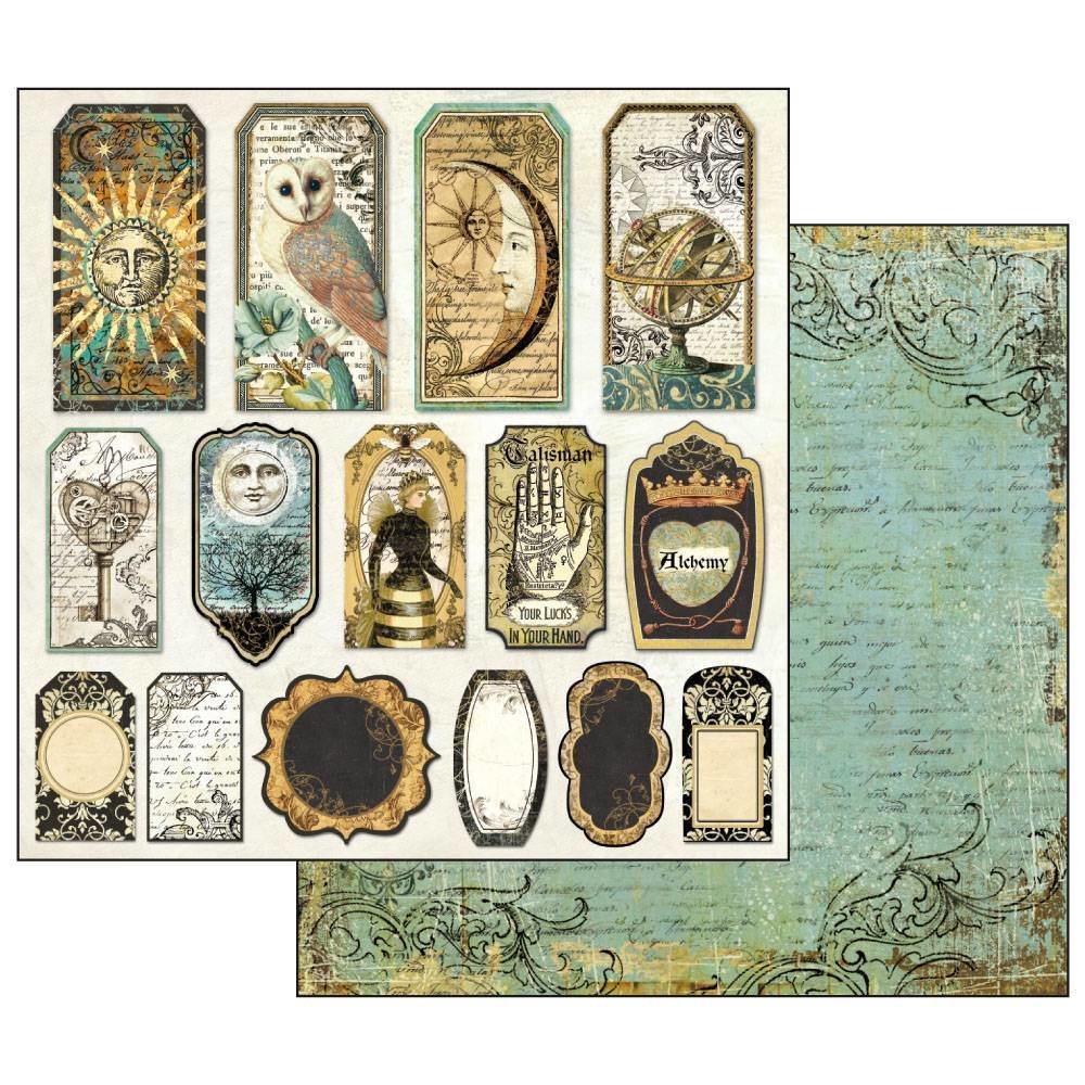 Stamperia Alchemy 12x12 Inch Paper Pack (SBBL34) Stamperia Alchemy 12x12 Inch Paper Pack (SBBL34)