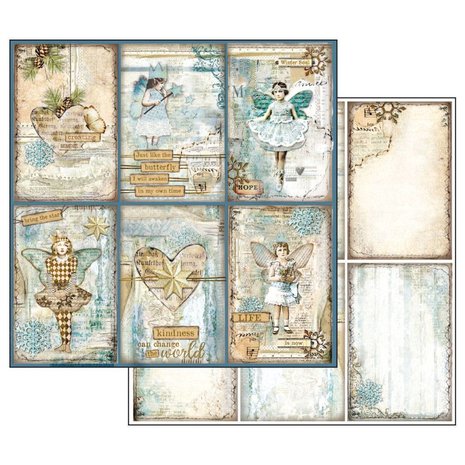 Stamperia Blue Stars 12x12 Inch Paper Pack (SBBL35) Stamperia Blue Stars 12x12 Inch Paper Pack (SBBL35)