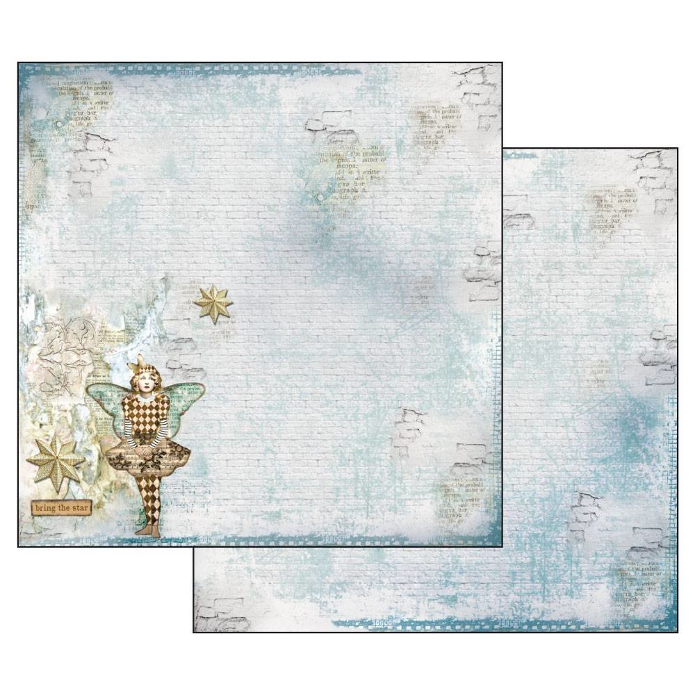 Stamperia Blue Stars 12x12 Inch Paper Pack (SBBL35) Stamperia Blue Stars 12x12 Inch Paper Pack (SBBL35)