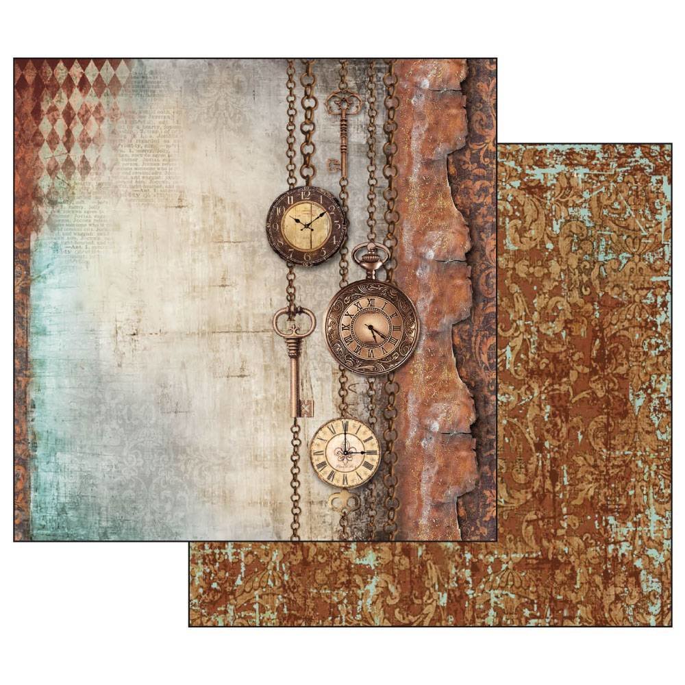 Stamperia Clockwise 12x12 Inch Paper Pack (SBBL39)