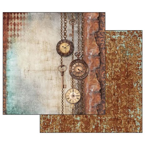 Stamperia Clockwise 12x12 Inch Paper Pack (SBBL39)