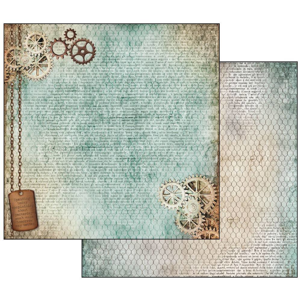 Stamperia Clockwise 12x12 Inch Paper Pack (SBBL39)