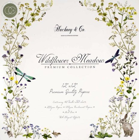 Craft Consortium Wildflower Meadow 12x12 Inch Paper Pad (CCPPAD007)