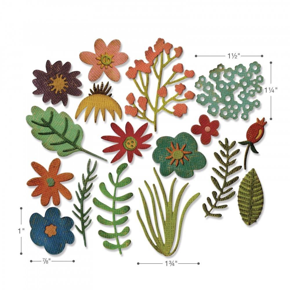 Sizzix Thinlits Alterations Funky Floral #1 (662700) Sizzix Thinlits Alterations Funky Floral #1 (662700)