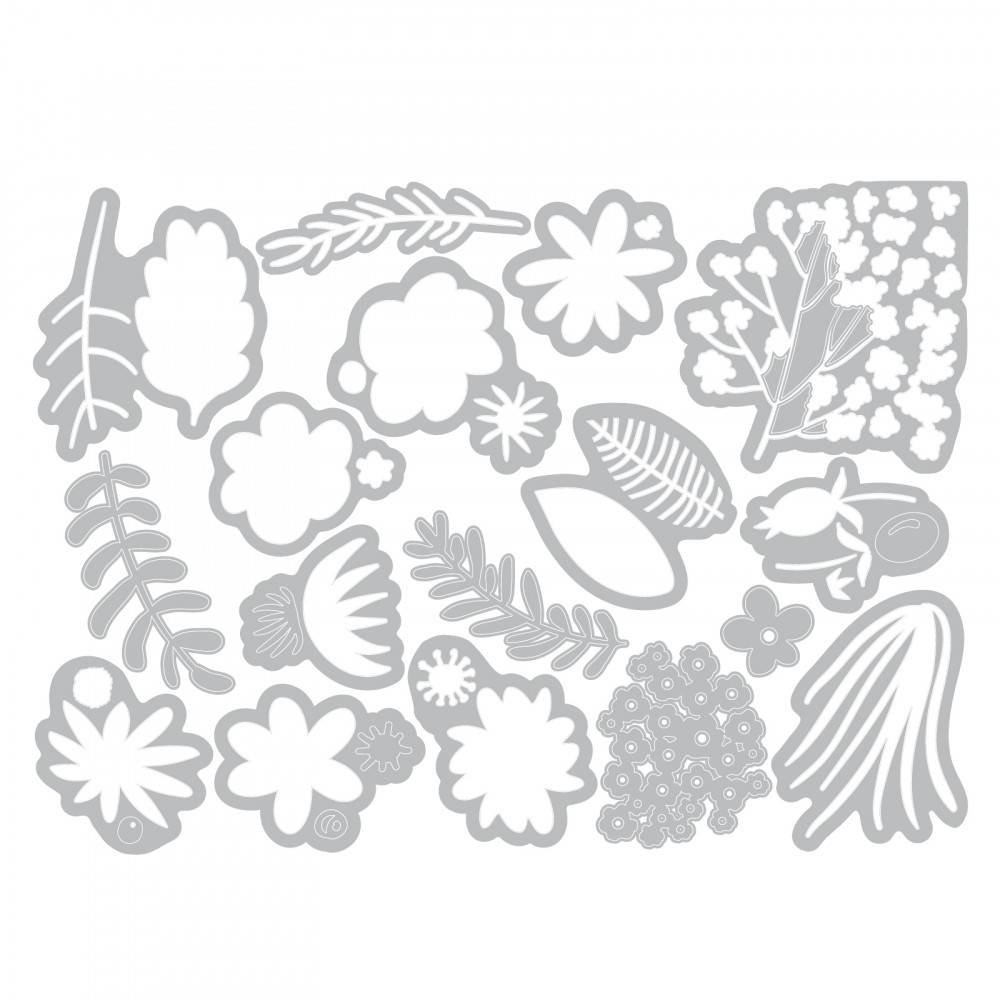 Sizzix Thinlits Alterations Funky Floral #1 (662700) Sizzix Thinlits Alterations Funky Floral #1 (662700)