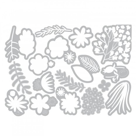 Sizzix Thinlits Alterations Funky Floral #1 (662700) Sizzix Thinlits Alterations Funky Floral #1 (662700)