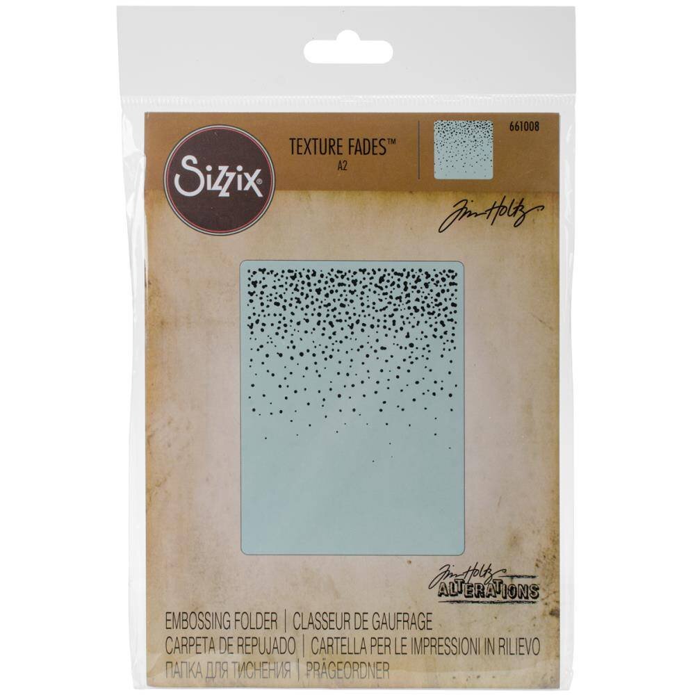 Sizzix Texture Fades Snowfall Speckles Embossing Folder (661008) Sizzix Texture Fades Snowfall Speckles Embossing Folder (661008)