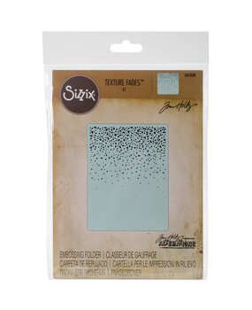 Sizzix Texture Fades Snowfall Speckles Embossing Folder (661008) Sizzix Texture Fades Snowfall Speckles Embossing Folder (661008)