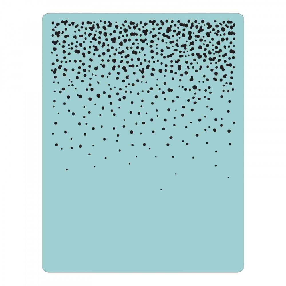 Sizzix Texture Fades Snowfall Speckles Embossing Folder (661008) Sizzix Texture Fades Snowfall Speckles Embossing Folder (661008)