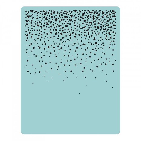 Sizzix Texture Fades Snowfall Speckles Embossing Folder (661008) Sizzix Texture Fades Snowfall Speckles Embossing Folder (661008)