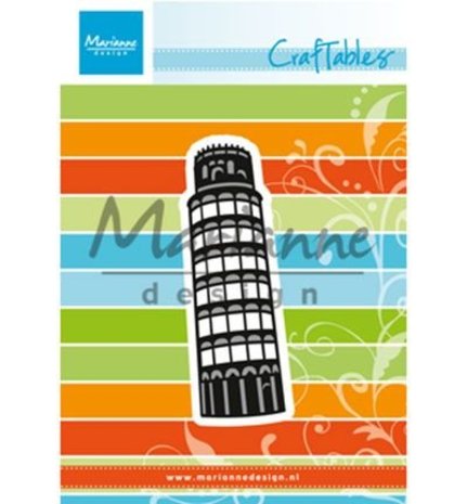 Marianne Design SUPER KNALLER Craftable Toren Van Pisa (CR1222) Marianne Design SUPER KNALLER Craftable Toren Van Pisa (CR1222)