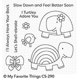 My Favorite Things Too-Cute Turtles Clear Stamps (CS-290)