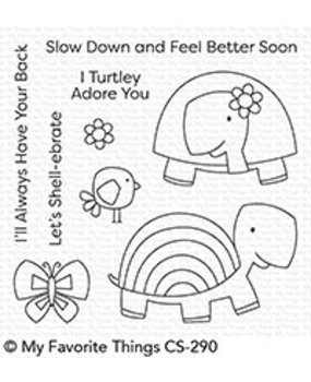 My Favorite Things Too-Cute Turtles Clear Stamps (CS-290)