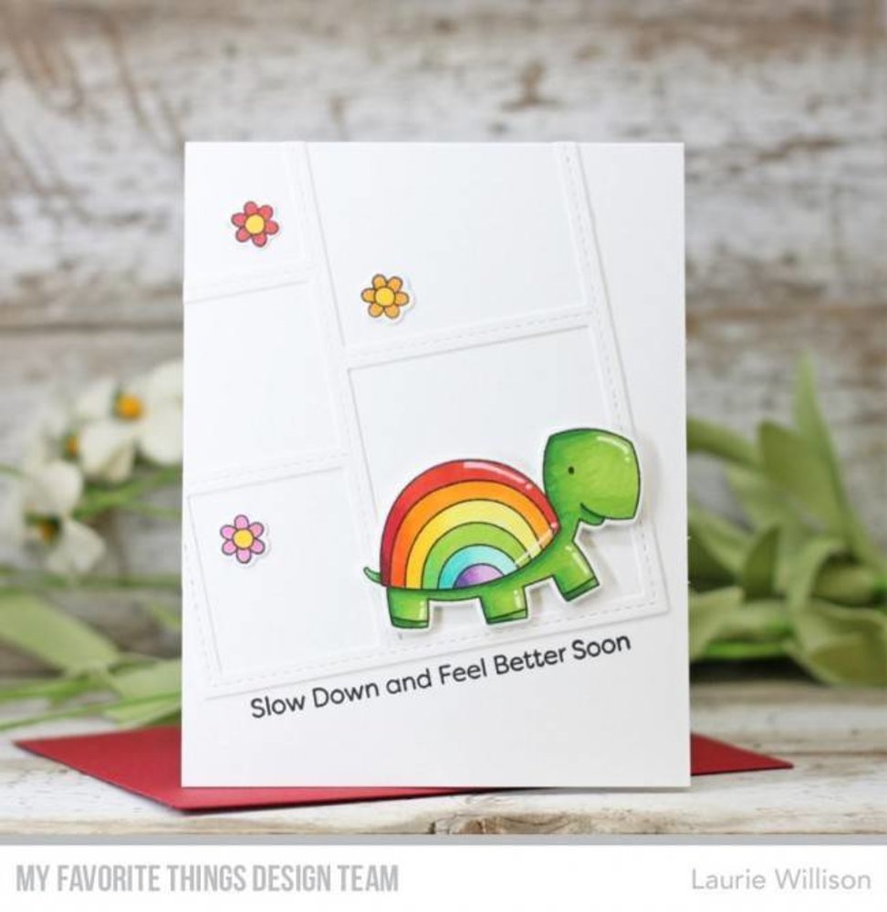 My Favorite Things Too-Cute Turtles Clear Stamps (CS-290)