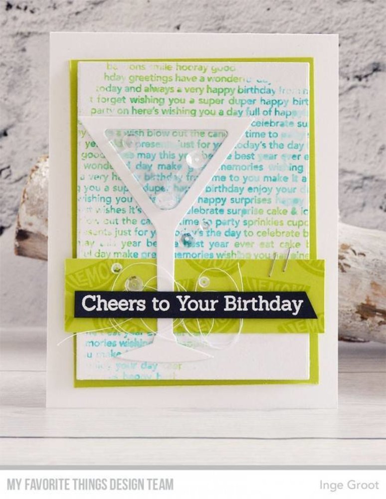 My Favorite Things Shaker Pouches Martini Shaker (SUPPLY-4014)