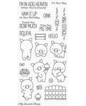 My Favorite Things Hog Heaven Clear Stamps (BB-35)