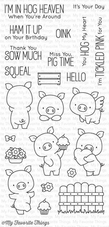 My Favorite Things Hog Heaven Clear Stamps (BB-35)